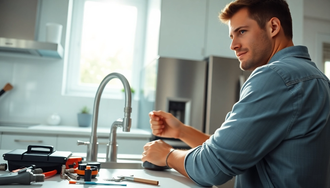 Expert plumber fixing pipes in Lacey Wa home, showcasing professional plumbing services.