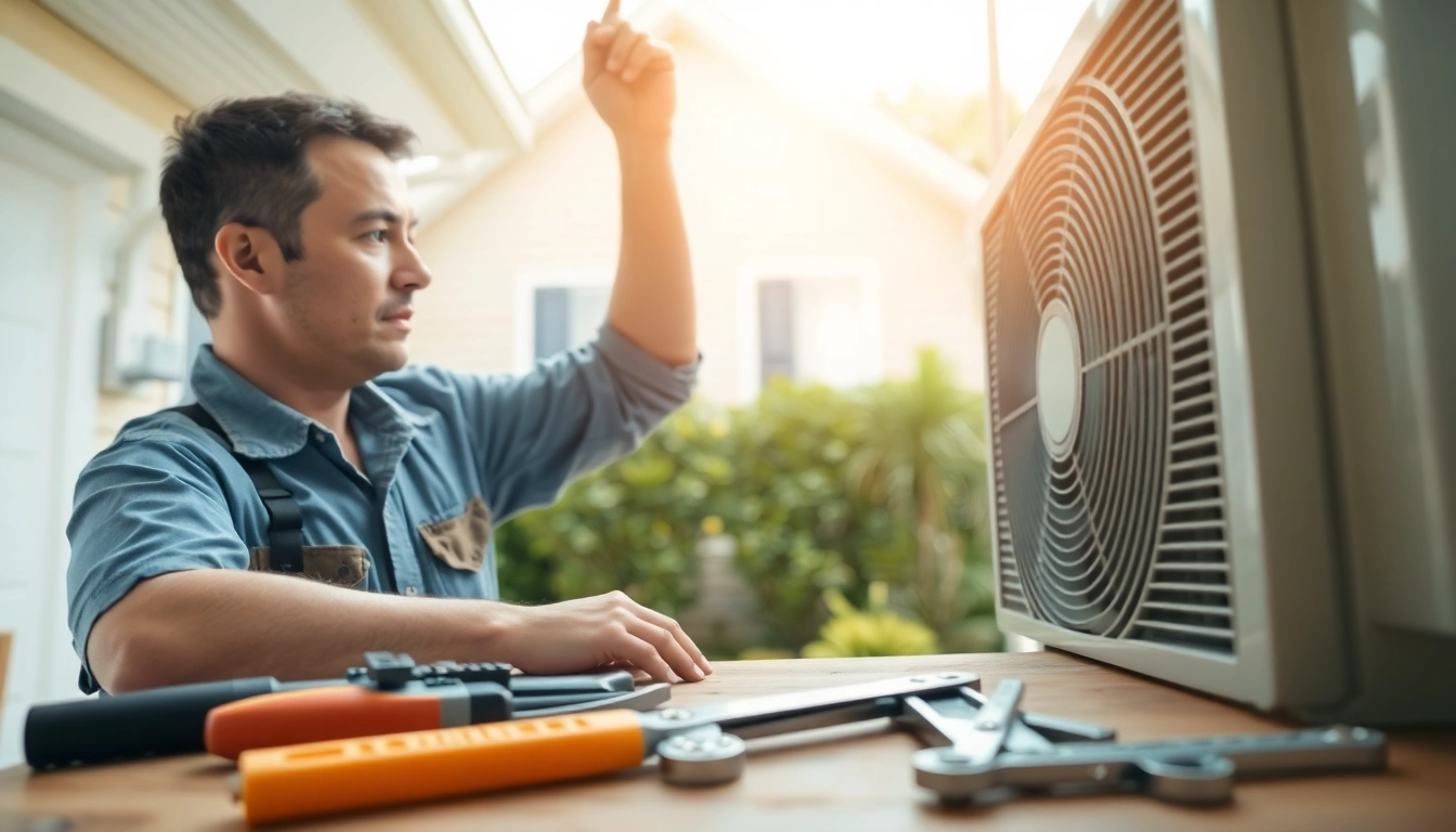 Providing expert ac repair glendale az services with a professional technician diagnosing an air conditioning unit.